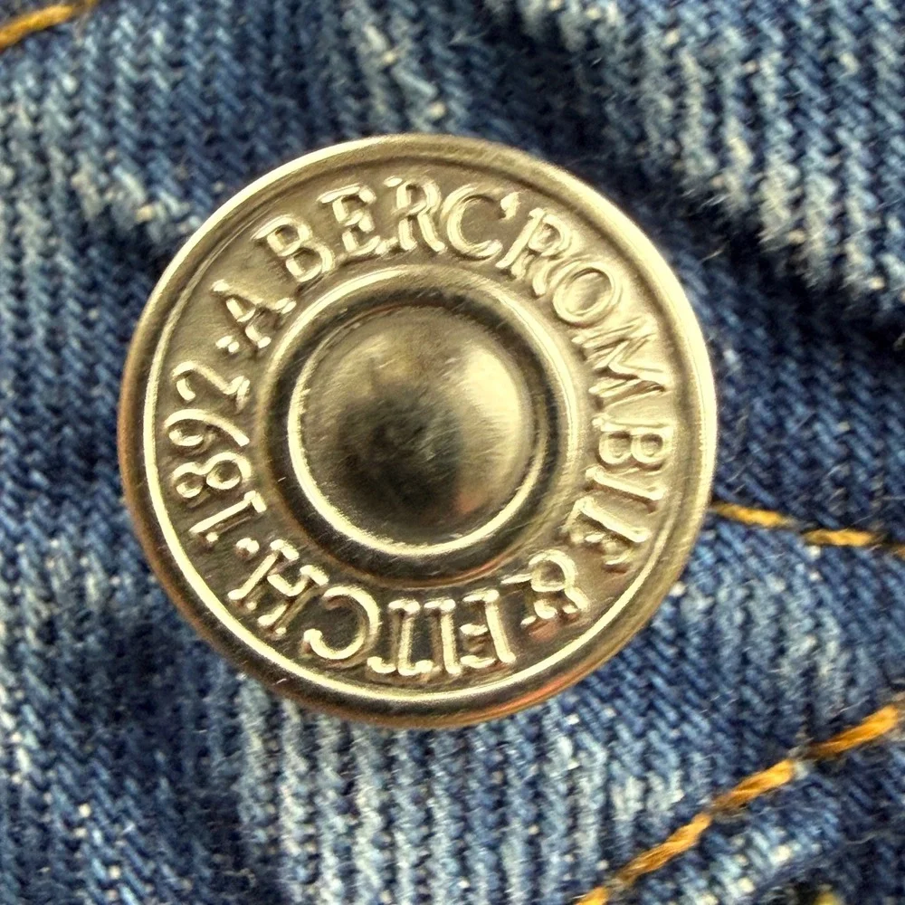 Abercrombie & Fitch Athletic Straight Vintage Stretch Jeans Blue 34x30 Mens